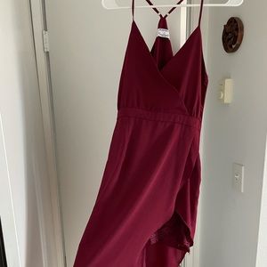 Born to be Chic Maroon Dress